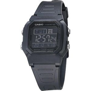 Casio Men's Quartz Watch with Resin Strap Black 17 (Model: W-800H-1BVCF)